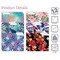 Better Office Products Decorative File Folders, 6 Designs, 9.5 x 11.5in. 1/3 Cut Tab, Tropical Floral Designs, 12PK 80018 - alternate 3